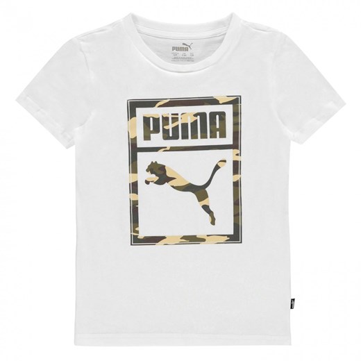 T-shirt chłopięce Puma w nadruki 