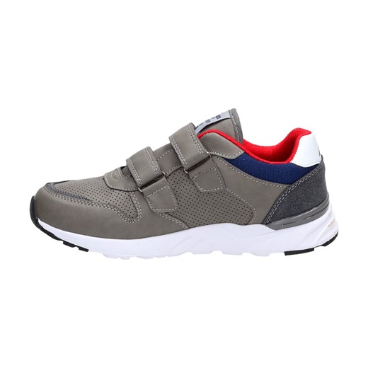 Półbuty dziecięce AMERICAN CLUB BS05 GREY/RED