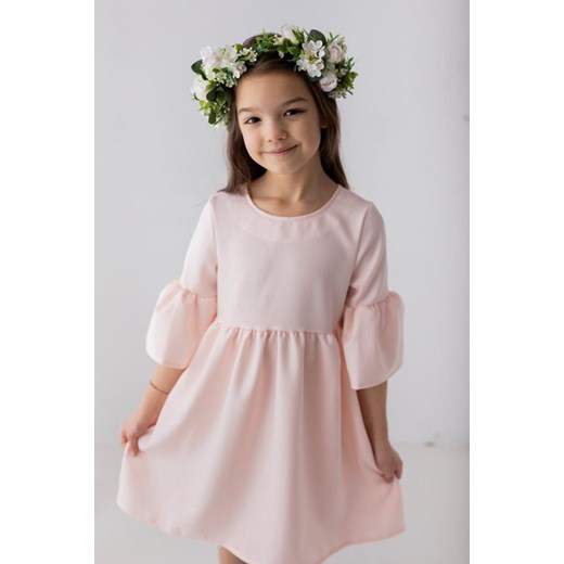 Pudrowa sukienka dla dziewczynki 104 Wiosna/Lato Wizytowe  Myprincess / Lily Grey  myprincess.pl