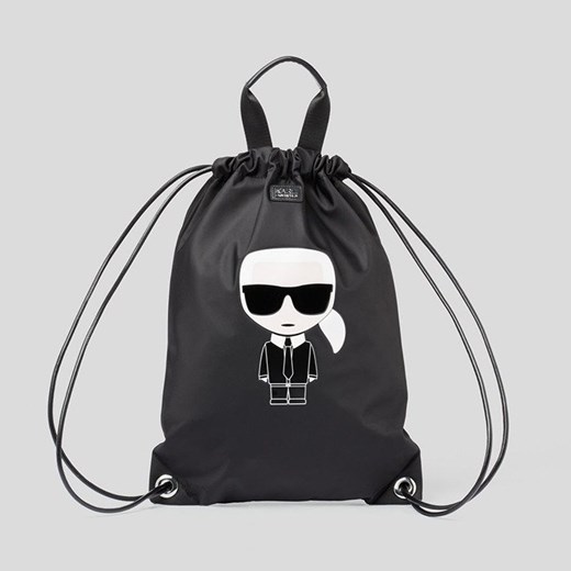 Worek Karl Lagerfeld Ikonik Nylon Flat Backpack 201W3090 999 Karl Lagerfeld sneakerstudio.pl