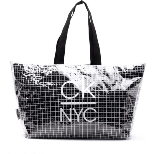 Shopper bag Calvin Klein duża bez dodatków młodzieżowa 