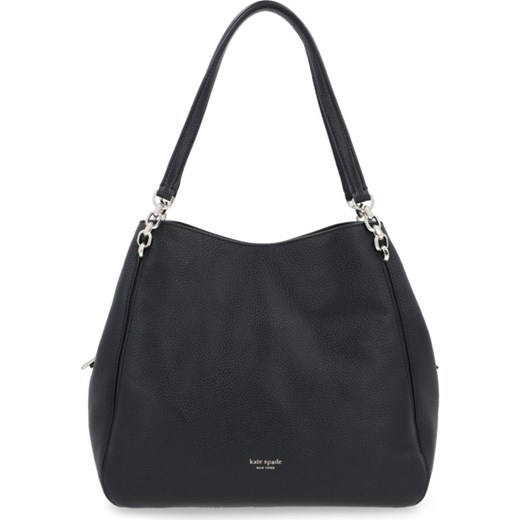 Shopper bag czarna bez dodatków matowa elegancka duża 
