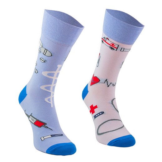 Skarpetki SPORTY SOCKS kolorowe wzór Lekarz Doktor Pill 35-38  Sporty Socks 43-46 SoxLand