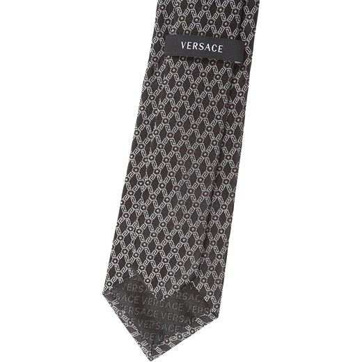 Wielokolorowy krawat Versace 