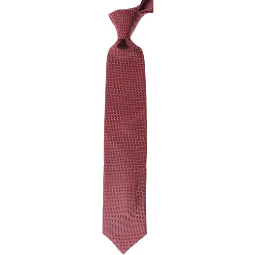Krawat Canali czerwony 