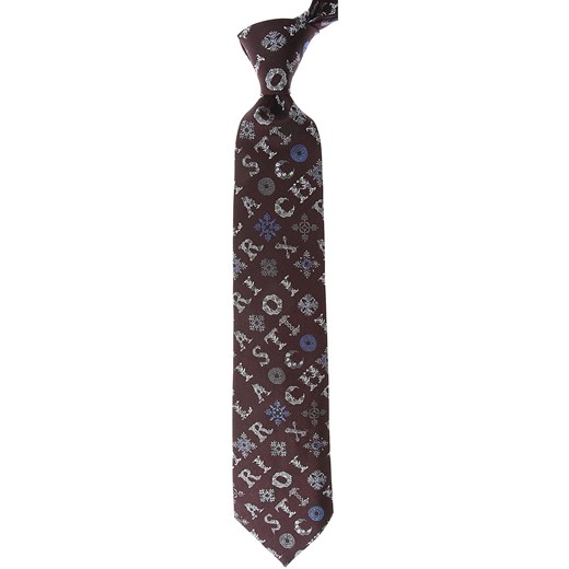 Krawat Christian Lacroix w abstrakcyjnym wzorze 