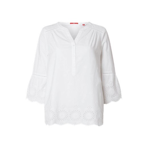 Biała bluzka damska S.oliver Red Label na wiosnę 
