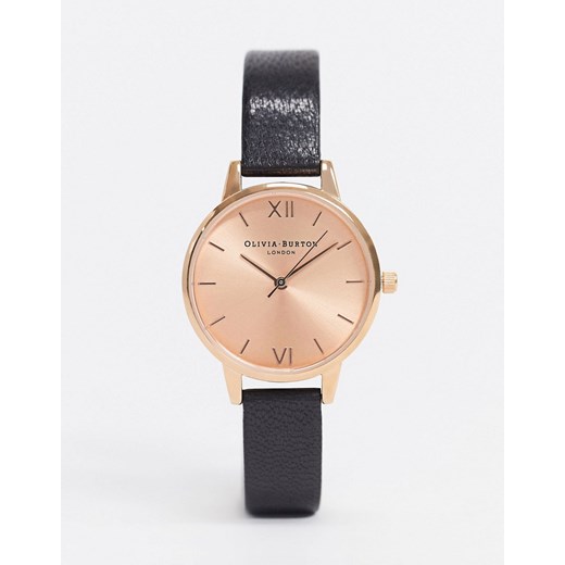 Olivia Burton — Zegarek w kolorze czerni i różowego złota-Czarny