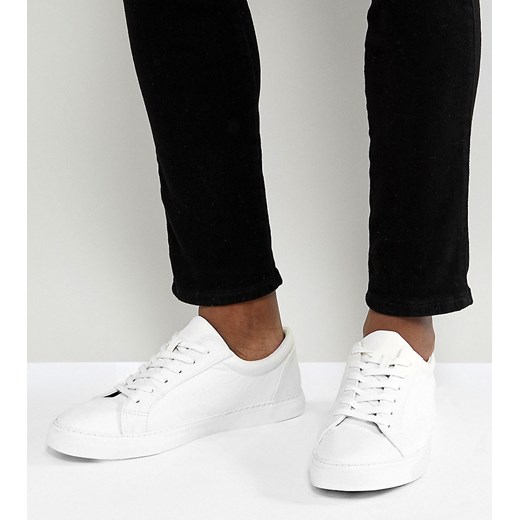 ASOS DESIGN – Szerokie białe buty sportowe-Biały