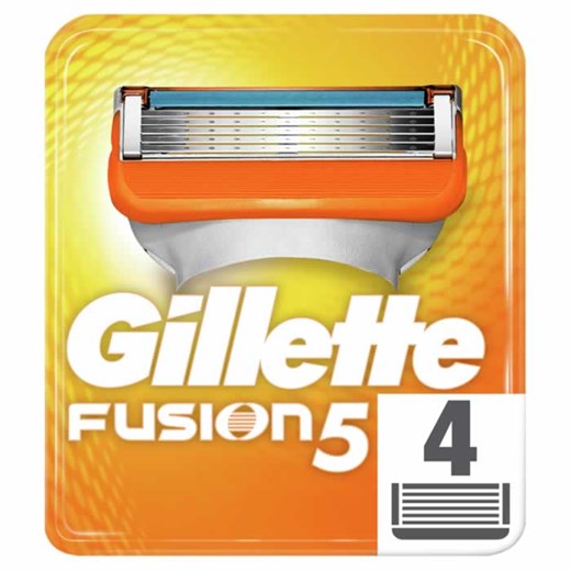 Zestaw ręcznych ostrzy Gillette Fusion, 4 szt Gillette   Gerris okazyjna cena 