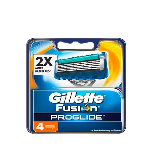 Gillette Fusion Proglide Uzupełnij 4 sztuki