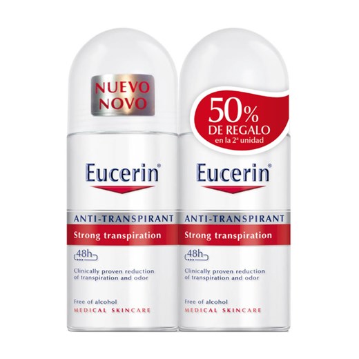 Eucerin Dezodorant antyperspirant w kulce 2x50ml