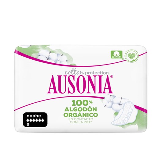 Ausonia Organic 100% Night Alas 9 jednostek