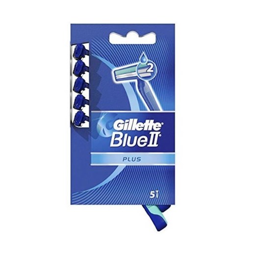 Gillette Blue II Plus jednorazowe maszynki do golenia dla mężczyzn 5szt