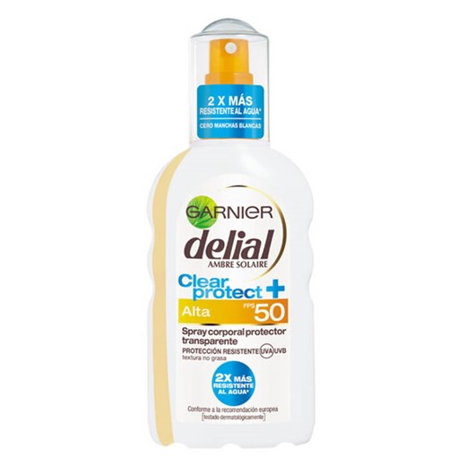 Delial Clear Protect Transparent Spray Spf50 200ml