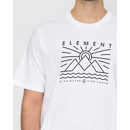 T-shirt męski Element bawełniany na wiosnę z krótkim rękawem 
