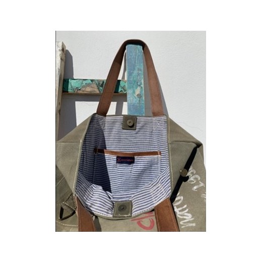 Shopper bag Casa Natura z tkaniny bez dodatków 