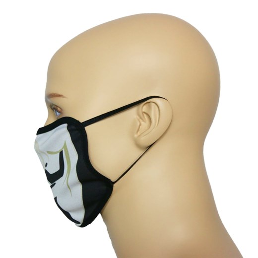 Maska na twarz z nadrukiem ZBROJOWNIA - Vendetta - czarna (MMBTVEN) Zbrojownia  Array 