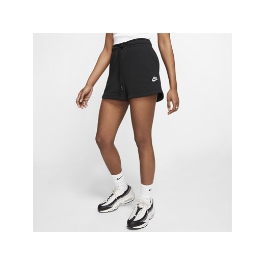 Damskie spodenki z dzianiny Nike Sportswear Essential - Czerń Nike XL Nike poland