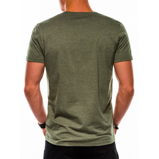 T-shirt męski zielony Ombre młodzieżowy 