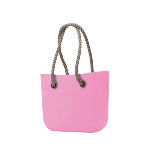 O bag  różowy torebka Pink z długimi linami natural O Bag Differenta.pl