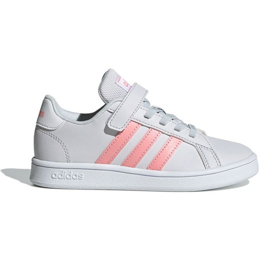 Buty dziecięce Grand Court Adidas (dash grey/glow pink/cloud white)  adidas 32 promocja SPORT-SHOP.pl 