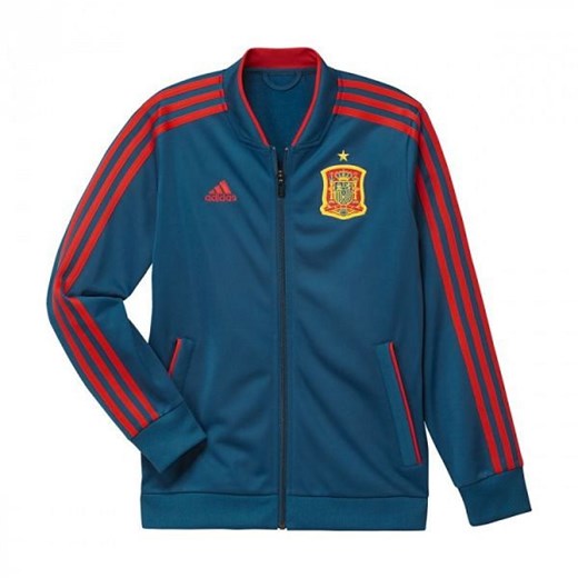 Bluza piłkarska młodzieżowa z licencją Reprezentacji Hiszpanii Adidas adidas  152cm okazyjna cena SPORT-SHOP.pl 