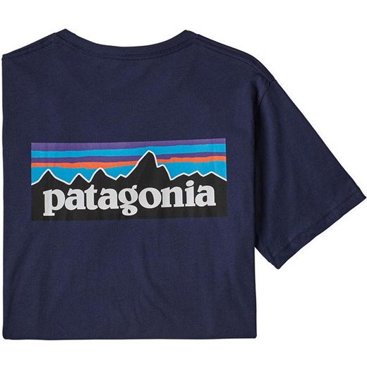 Koszulka męska Logo Organic P-6 Patagonia (classic navy)