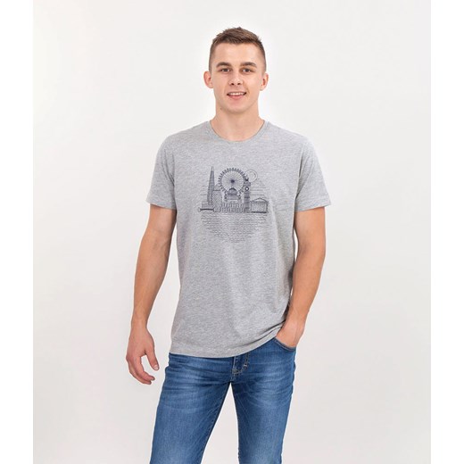 T-shirt Lee Cooper Linear 2023 Grey Melange Lee Cooper  XL Orlovski