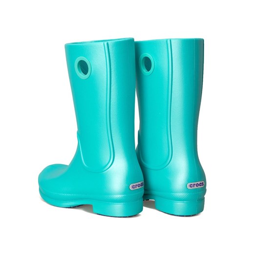 Kalosze Crocs Wellie Rain Boot Girl Aqua 12473-449