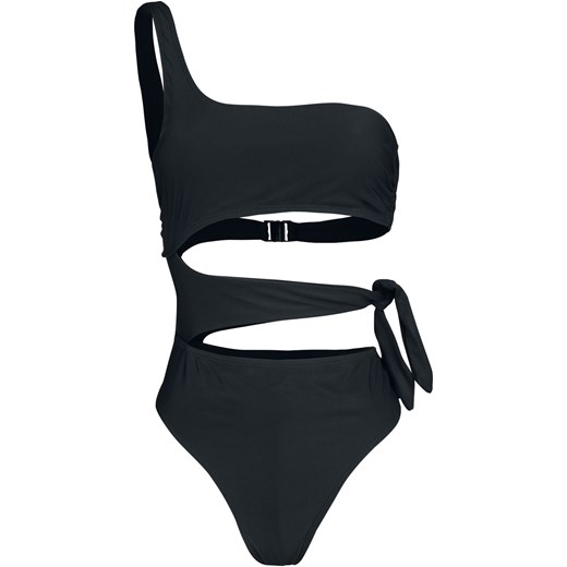Forplay - Side Knotted Swim Suit - Kostium kąpielowy - czarny   XL 