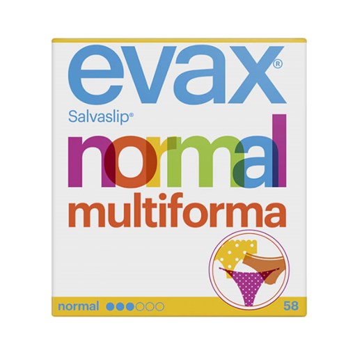 Evax Salvaslip Normal Multiform Protegeslips 58 jednostek