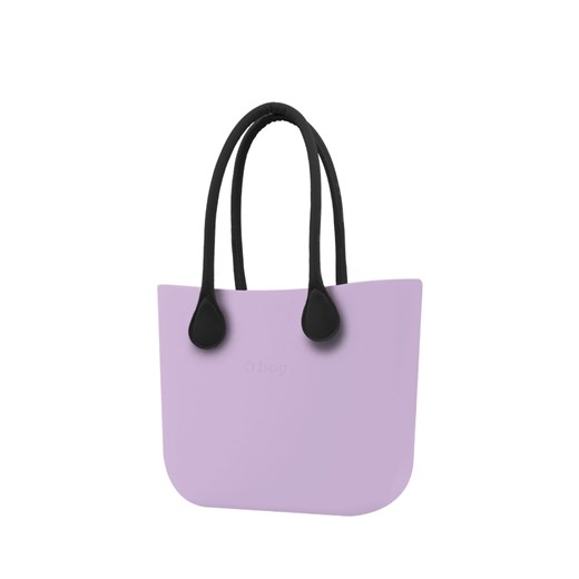 Shopper bag O Bag fioletowa młodzieżowa matowa bez dodatków duża 
