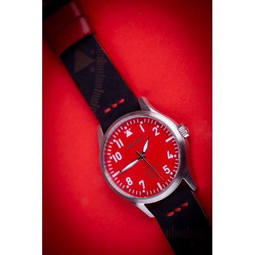Zegarek Pop-Pilot RVN + ręcznie robiony pasek  Pop-pilot  TimeandMore okazyjna cena 