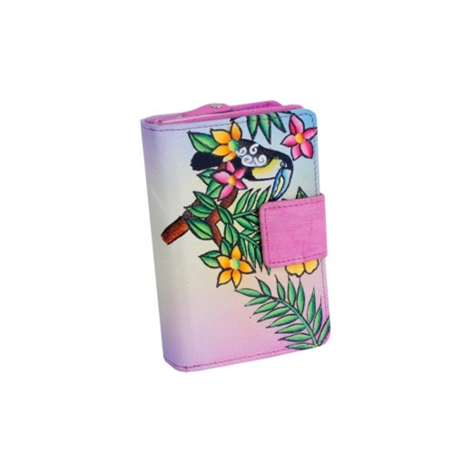 KOCHMANSKI skórzany portfel damski ręcznie malowany 4257 Kochmanski Studio Kreacji®   Skorzany