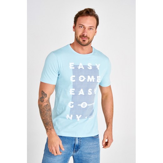 Trendyol Blue Male Slim Fit T-Shirt  Trendyol M Factcool