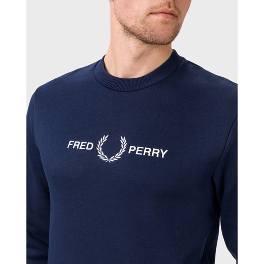 Fred Perry Bluza Niebieski