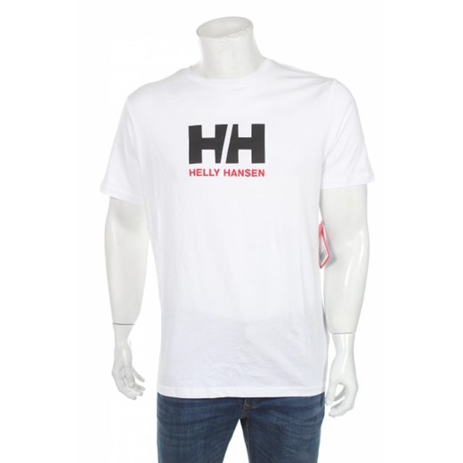 T-shirt męski Helly Hansen z napisami 