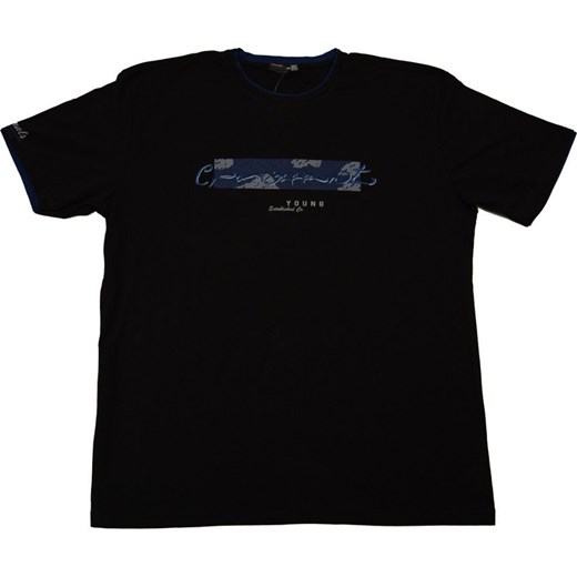 Duży T-shirt SML 1581 Czarny