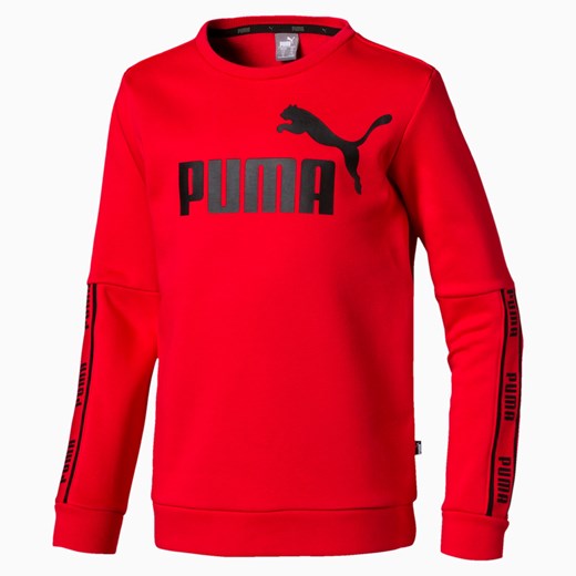 T-shirt chłopięce Puma z elastanu z długim rękawem 