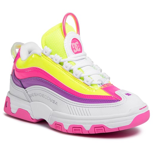 Buty sportowe damskie sneakersy młodzieżowe na wiosnę wiązane bez wzorów 