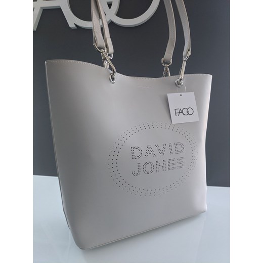Shopper bag David Jones mieszcząca a8 bez dodatków na wakacje 