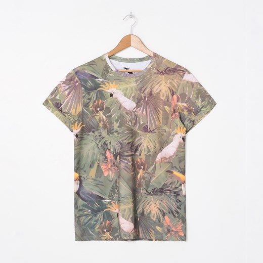 House - Koszulka z tropikalnym printem - Wielobarwny House  XL okazyjna cena  