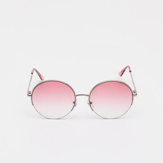 Sinsay - Okulary przeciwsłoneczne - Różowy  Sinsay One Size 