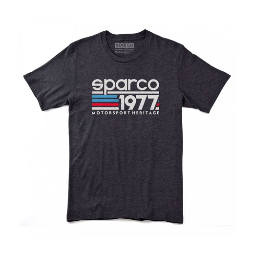 Koszulka t-shirt męska Sparco VINTAGE 77 czarna  Sparco M gadzetyrajdowe.pl