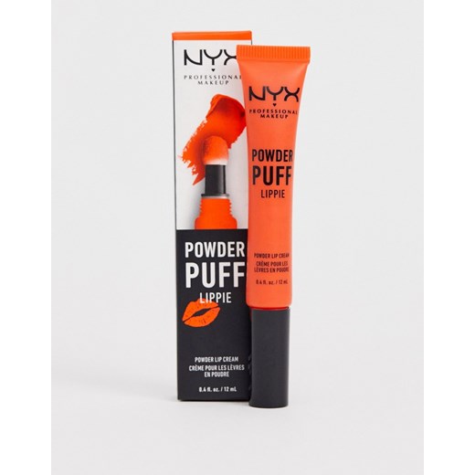NYX Professional Makeup – Powder Puff Lippie Powder – Pomadka w płynie – Crushing Hard-Pomarańczowy  Nyx Professional Makeup No Size Asos Poland