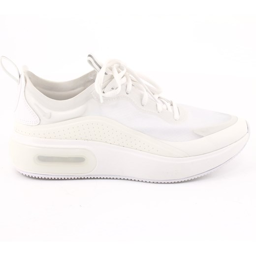 Buty sportowe damskie Nike do biegania białe bez wzorów1 na wiosnę wiązane 