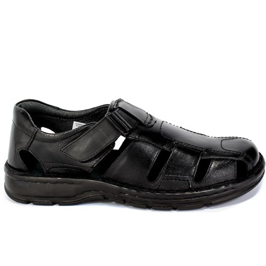 Sandały Comfortabel 620190 Schwarz Czarny Skóra