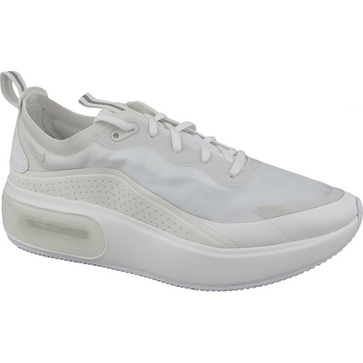 Buty sportowe damskie Nike do biegania białe bez wzorów1 na wiosnę wiązane 