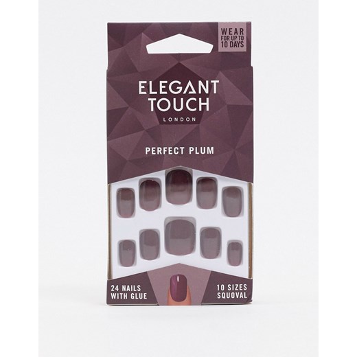 Elegant Touch – Perfect Plum – Sztuczne paznokcie-Wielokolorowy